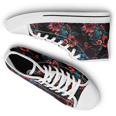 Chokefish™ Urban Peak Retro High Tops-Floral-006
